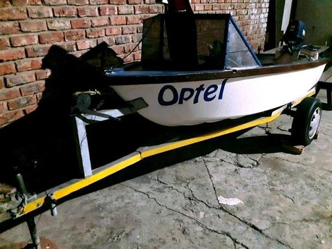 3M Boat with 10HP & Trailor