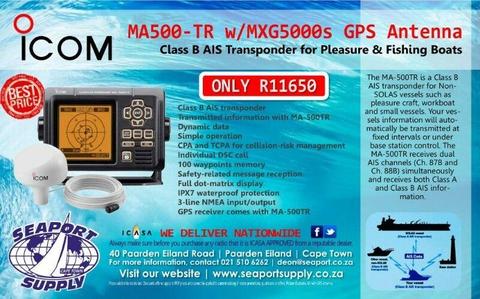 ICOM MA500-TR w/MXG5000s GPS Antenna COMBO SALE