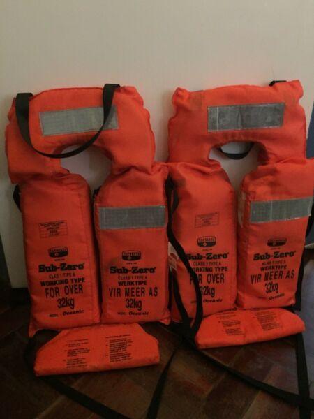 Life jackets for sale