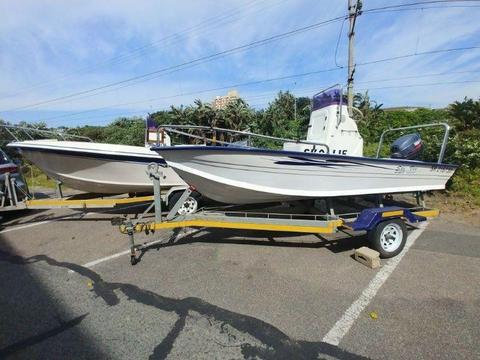 Immaculate skivee 440 sport with 40hp electric start Yamaha on galv b/n trailer