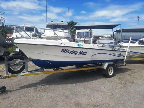 17FT EL SHADDAI SURVIVOR XL WITH 130HP YAMAHA V4 TWO STROKE