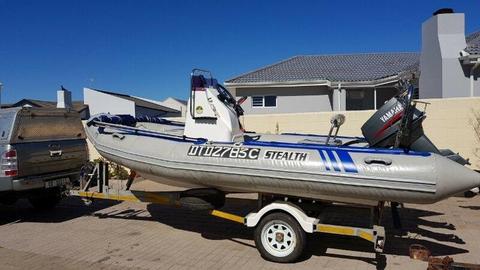Stealth Duck 520 2 x Yamaha 40 trim and tilts