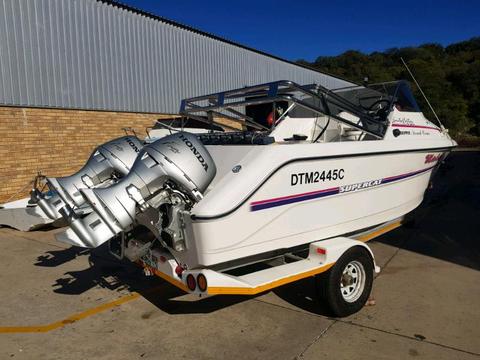 Supreme 530 with 2x50Hp Honda fourstrokes