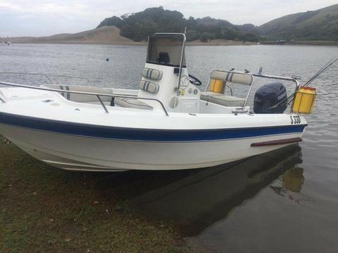 SWIFT 165 WITH YAMAHA F100 FOUR STROKE