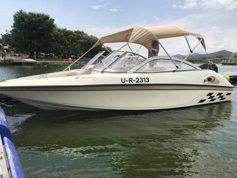Raven Infinity 181 with 125 Mercury 2 stroke outboard with low hours