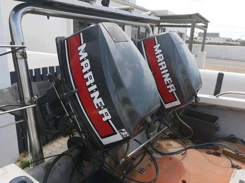 2 x Mariner 40hp Boat Motors