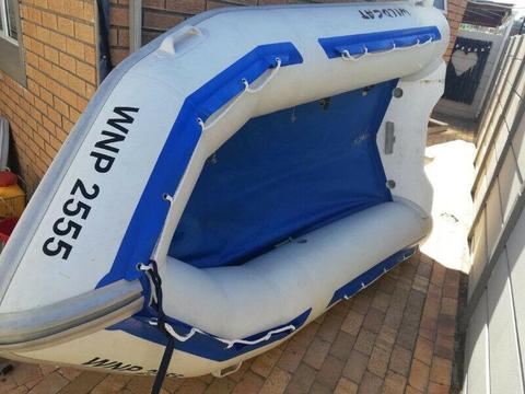 3.6m Wildcat for sale with 2 x outboards 
