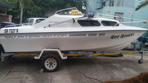 17ft 160 Interceptor Cabin Boat 