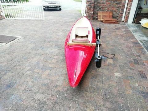 Canoe - 2 Seater (with Motor) 