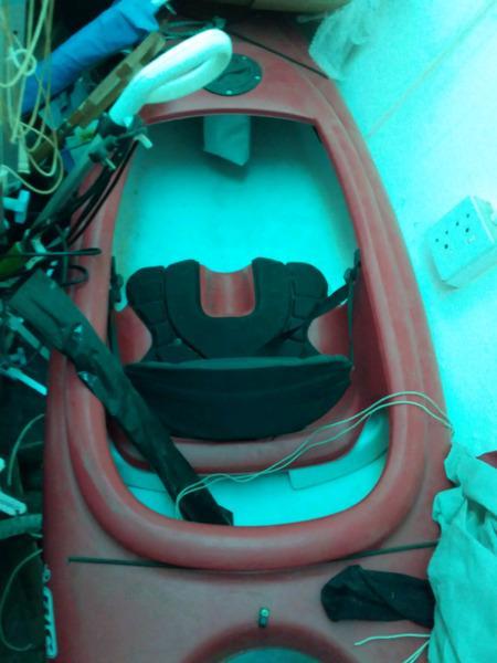 Kayak and paddle for sale. Urgent sell 