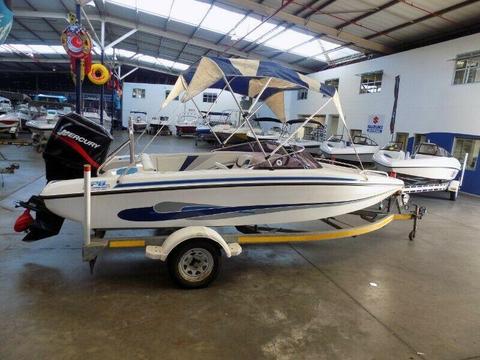 miami classic 17 ft on trailer 115 hp mercury trim !!!!!!!! 