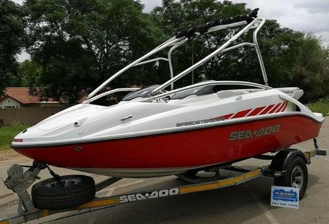 2006 Seadoo Speedster 200 with 430hp Supercharged Rotax 4-Tec Motors. 