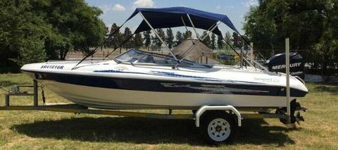 2008 Sunsport 170 Limited with 115 HP Mercury Optimax 