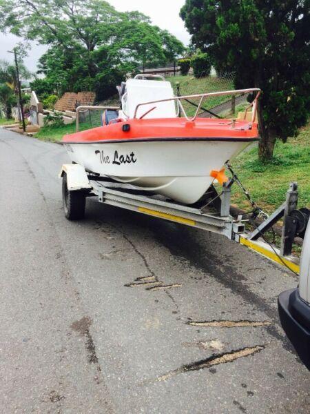 Bargain!!! Deepsea boat on galvanized breakneck trailer 