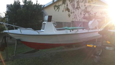 14.6 boat with 60hp Johnson motor for sale. 