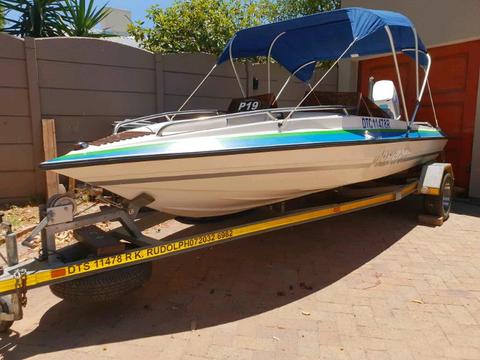 1995 Masterski Bowrider with 115h Suzuki 4.9m 