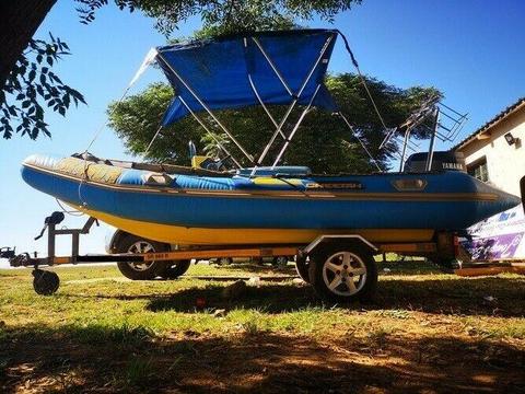 Prestige Rubberduck with 60Hp Yamaha Motor 