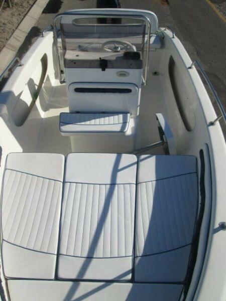 Imported Boat. Arkos 5.4 m wetdeck with 140 hp Suzuki 