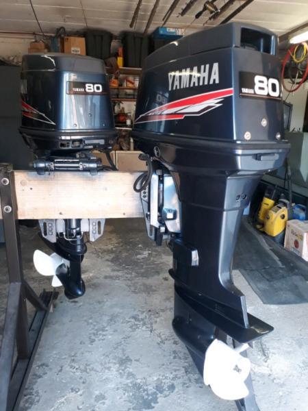 80HP Yamaha x2 