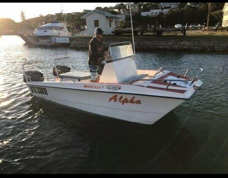 Wildcat 15ft full composite build with 2x 40hp yamaha 