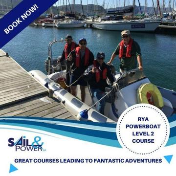 RYA ACCREDITED POWERBOAT LEVEL 2 COURSE, CAPE TOWN 