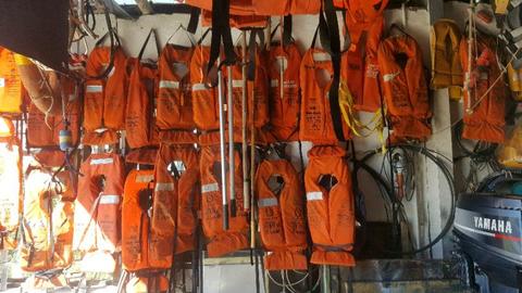 Boat life jackets  