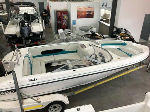 2003 Fazer 19 Bowrider with Yamaha 200 VMAX Outboard Engine - Linex 