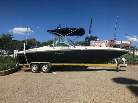2008 Panache 2255 LX with Yamaha 250 HP 4stroke VMAX SHO Outboard Engine and Wake Tower - Linex 