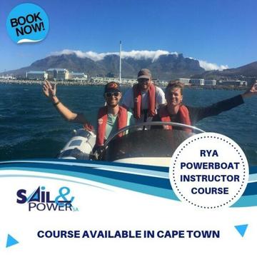 RYA POWERBOAT INSTRUCTOR TRAINING, CAPE TOWN 
