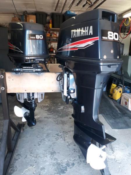 80HP Yamaha x2 