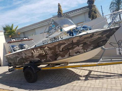 16'6ft Ski Craft Walk Thru(Aquamall) Fully rigged-R79950 