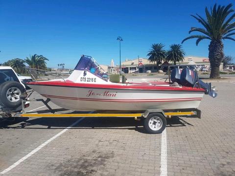 17ft Navarone Hull on Galvanized registered trailer-R16000 