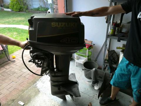 2*suzuki 40hp 
