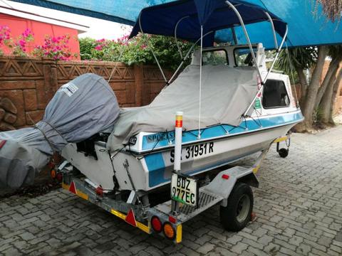 Sportster Cabin boat to swop 