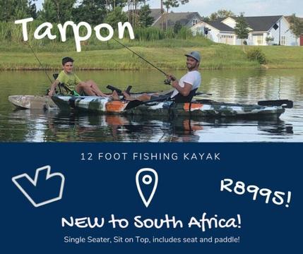 Kayak: 12-foot Tarpon Sit-on-top Fishing kayak 