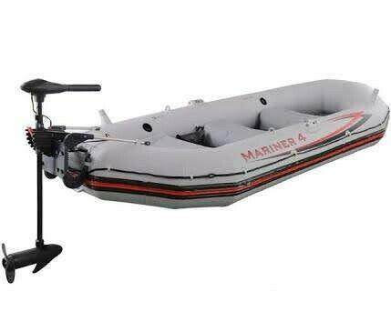BOAT INFLATABLE WITH ELECTRIC MOTOR FOR SALE 