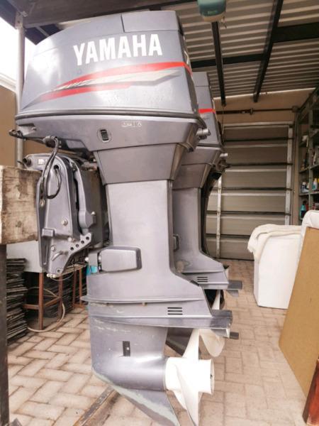 Pair of 2003 Yamaha 70hp outboards with Trim & Tilt-R47000 