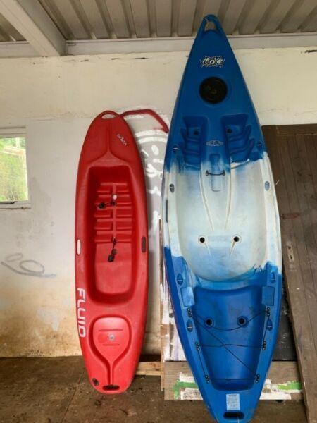 Surf Kayaks, very good condition, seldom used 