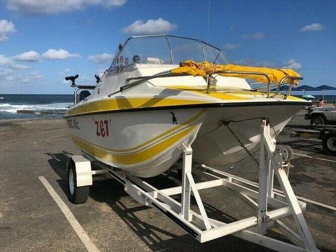 Invader Cat 14'6 with 2 x 40Hp Yamaha Motors 