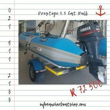 Prestige 5.5 Cat Hull - ANCHOR BOAT SHOP 
