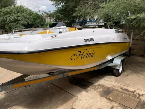 Boat with 200 Hp Mercury  