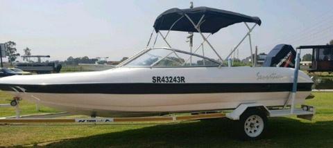 2006 Sensation 19BR with 200hp Mercury EFI 