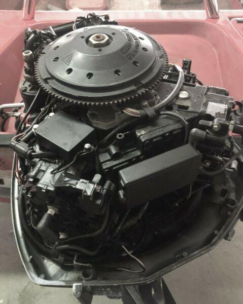 EVINRUDE 90HP OUTBOARD MOTOR INC CONTROL BOX AND WIRING 