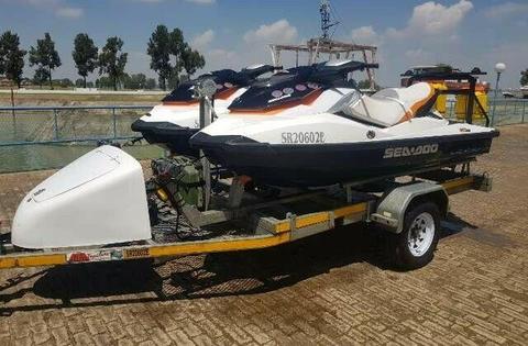 2x 2011 SEADOO GTI 130 with IBR 