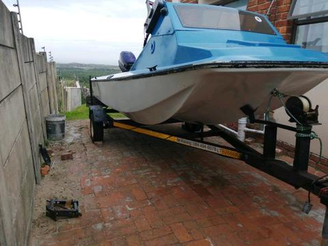 arrowhead fishing boat 40HP 